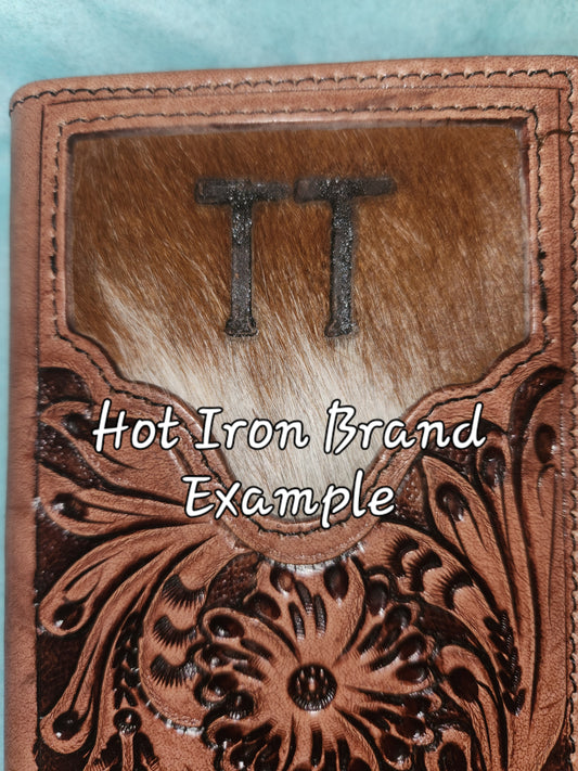 Hot Iron Branding (Up to 3 letters)